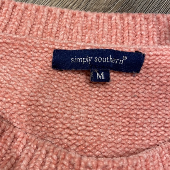 Simply Southern Long Sleeve Cold Shoulder Oversize Sweater - Picture 4 of 8